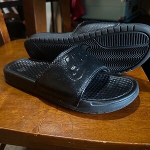 Nike slides, All black, Big Boys size 5 $10